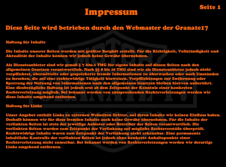 Impressum 1